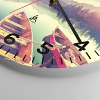 Clock face with numbers