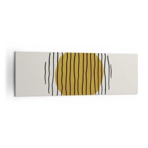 Canvas picture - Abstract Shivering from Heat - 160x50 cm