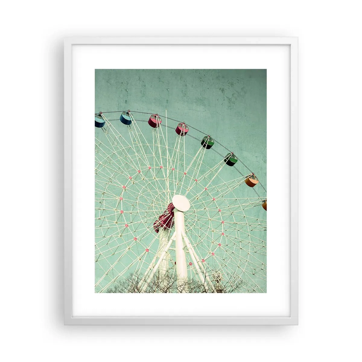 Poster in white frmae - Come Have Fun - 40x50 cm