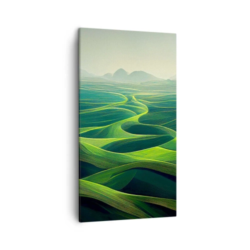 Canvas picture - In Green Valleys - 45x80 cm