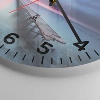 Clock face with numbers