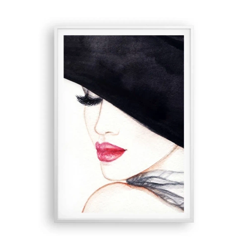 Poster in white frmae - Elegance and Sensuality - 70x100 cm
