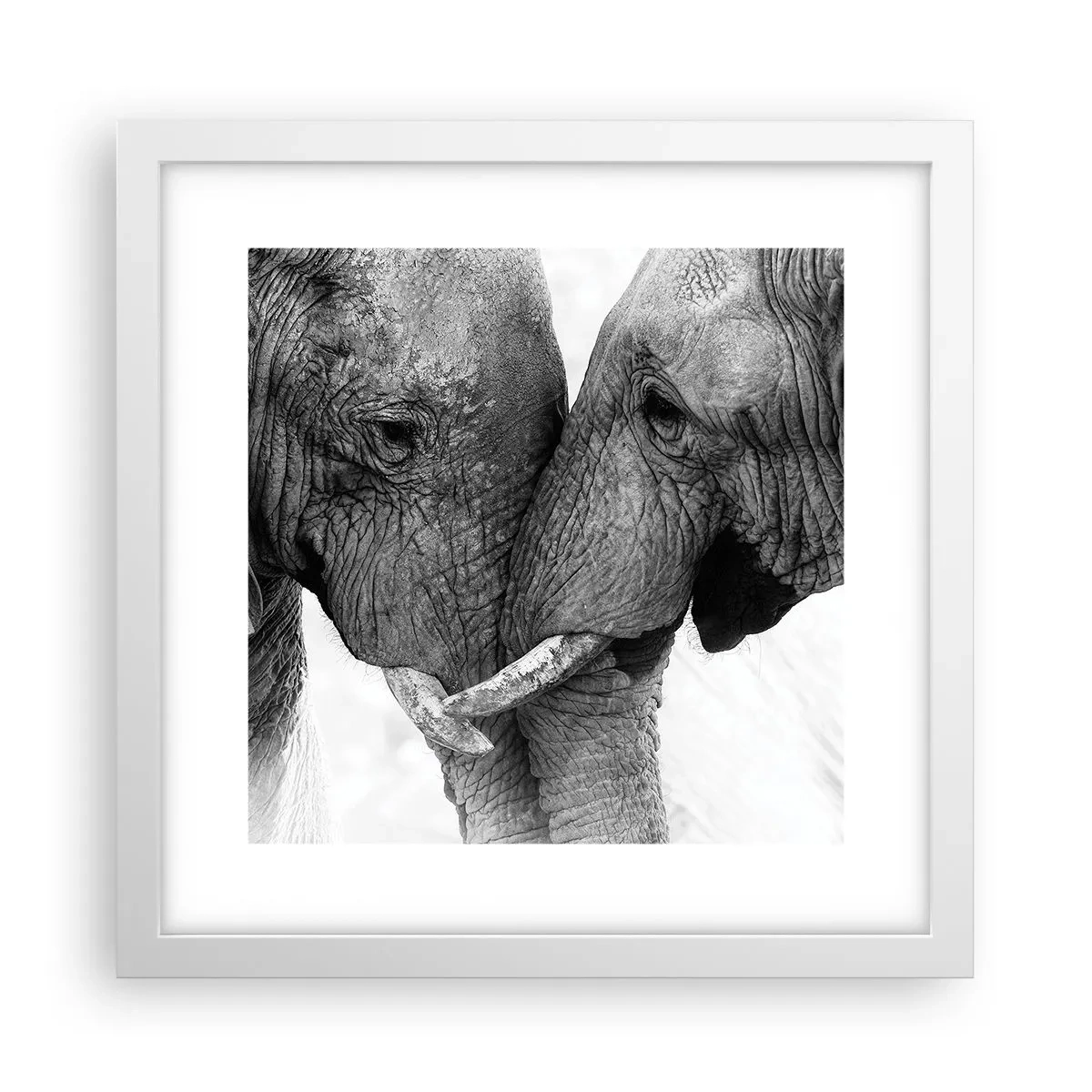 Poster in white frmae - Hearty Confession - 30x30 cm