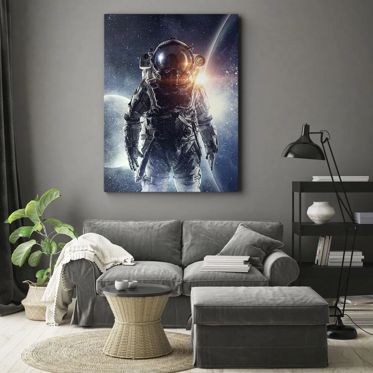 Canvas picture - Space Adventure - 55x100 cm