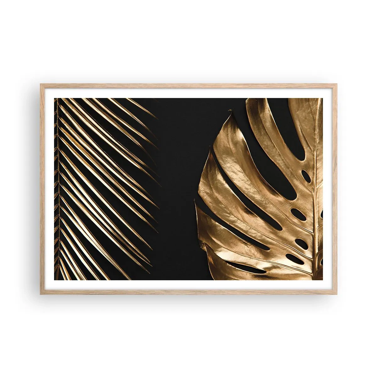 Poster in light oak frame - Different but Equally Exepnsive - 100x70 cm