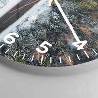 Clock face with numbers