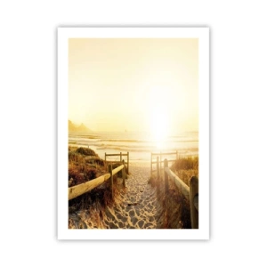 Poster - Through the Dune, Towards the Sun - 50x70 cm