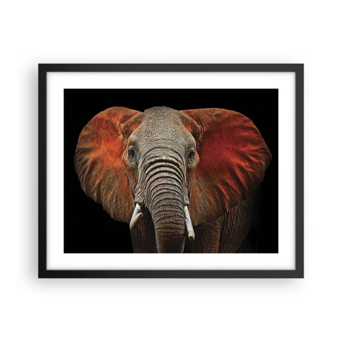 Poster in black frame - I am Wild, and You? - 50x40 cm