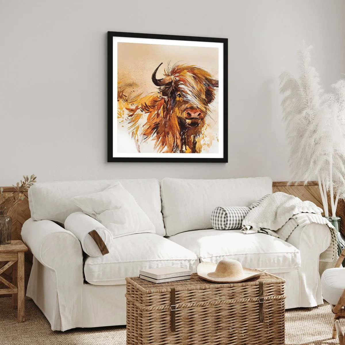 Poster in black frame - Pride of a Hunter - 60x60 cm