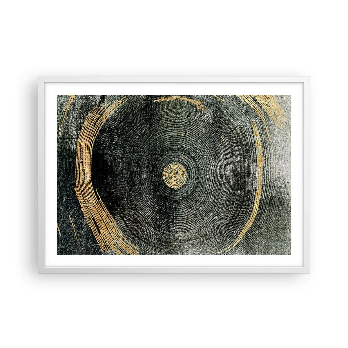 Poster in white frmae - Change and Persistance - 70x50 cm