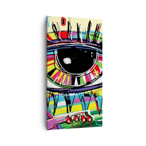 Canvas picture - Colourful Eye - Colourful Soul - 55x100 cm
