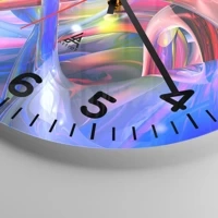 Clock face with numbers