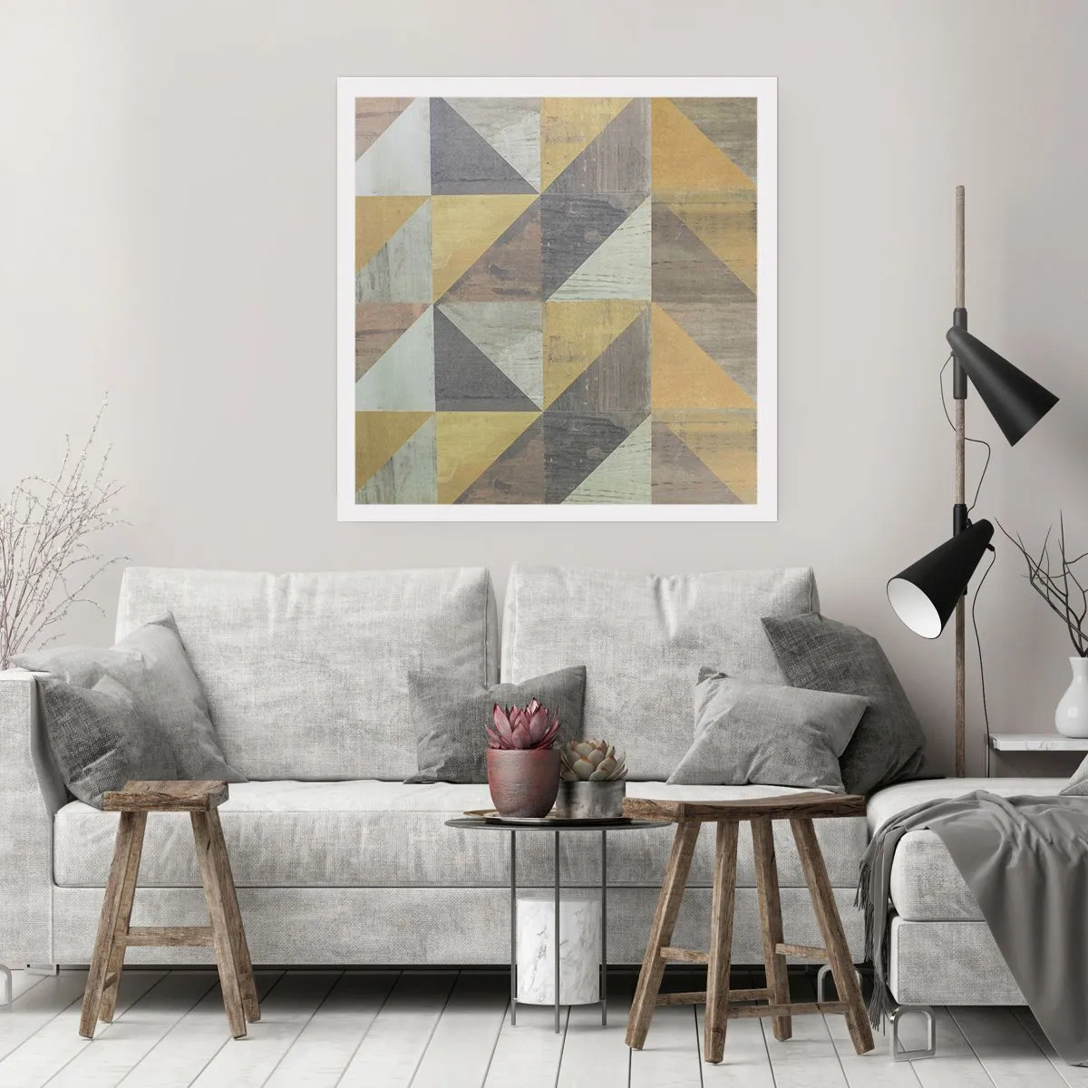 Poster - The Art. of Triangles - 30x30 cm