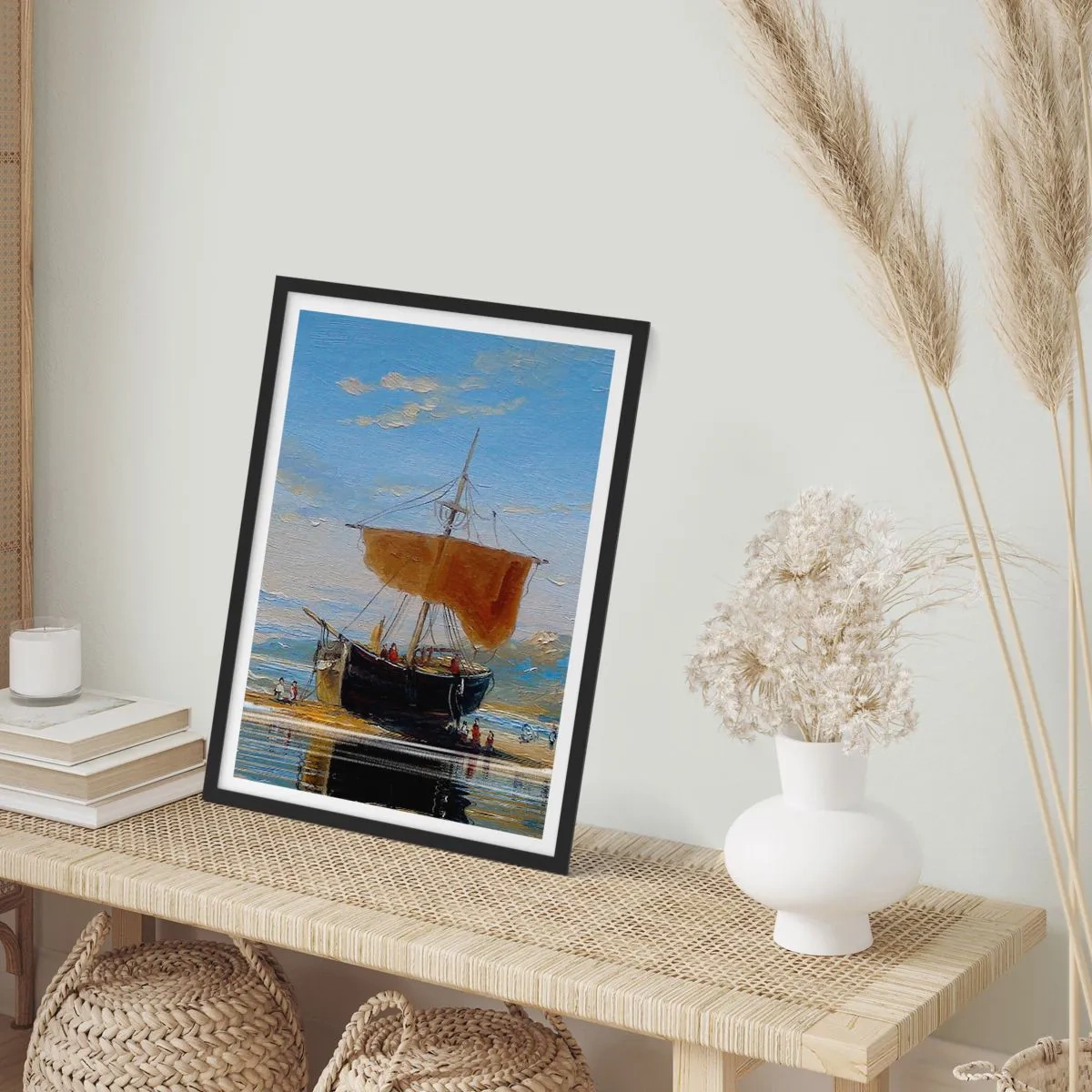 Poster in black frame - Water, Earth, Air - 61x91 cm