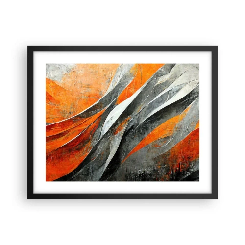 Poster in black frame - Heat and Coolness - 50x40 cm