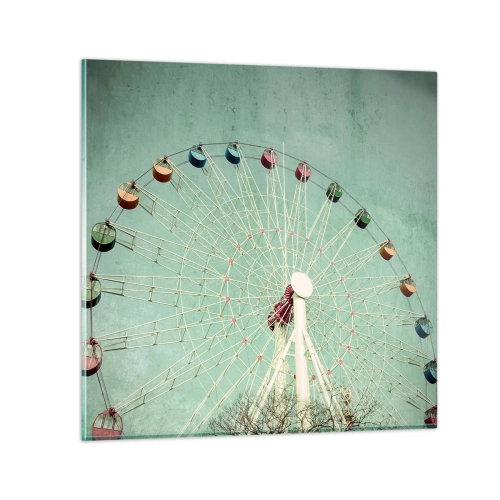 Glass picture - Come Have Fun - 40x40 cm