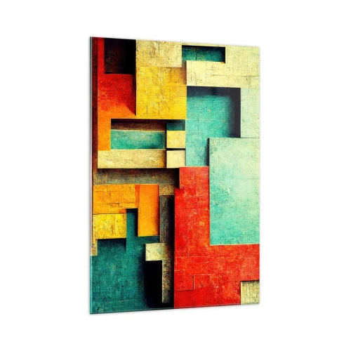 Glass picture - Festival of Right Angles - 70x100 cm