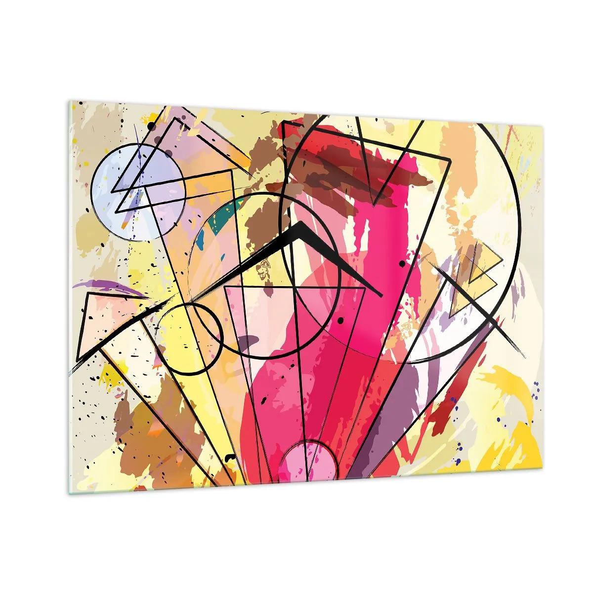 Glass picture - Explosion  - 100x70 cm