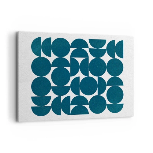 Canvas picture - Circles and Semicircles - 100x70 cm