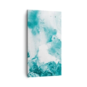 Canvas picture - Lakes of Blue - 45x80 cm