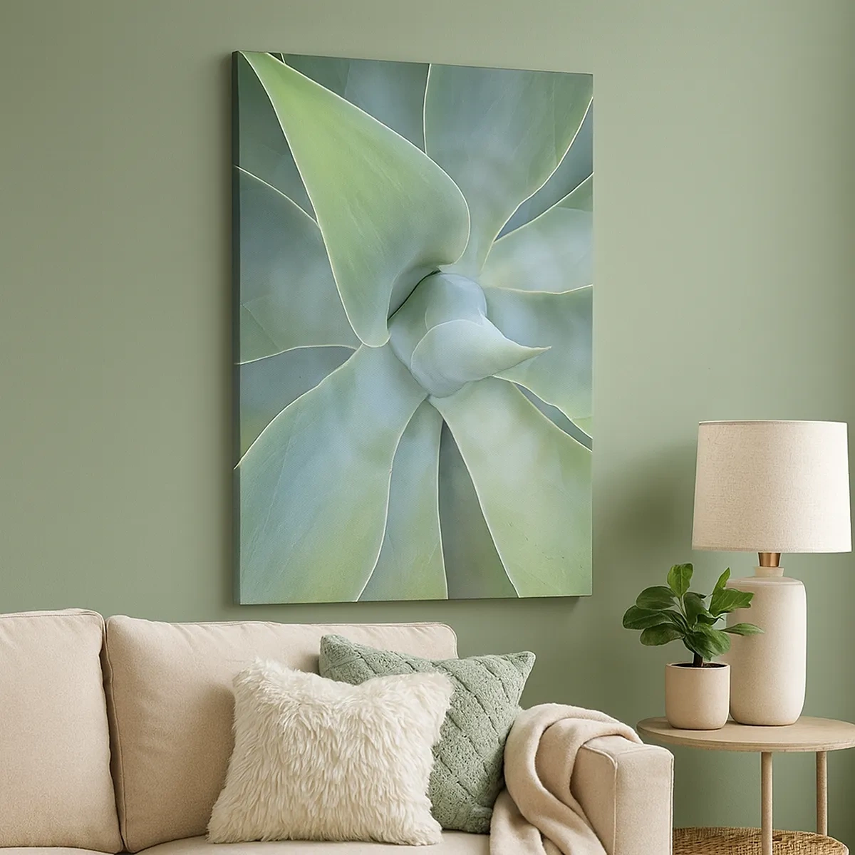 Canvas picture - Birth of Green - 50x70 cm