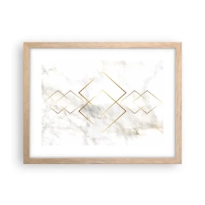 Poster in light oak frame - View over Infinity - 40x30 cm
