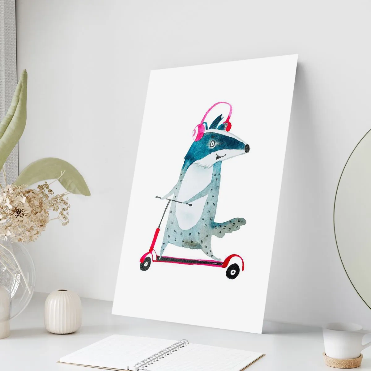 Poster - Joys of a Badger - 61x91 cm