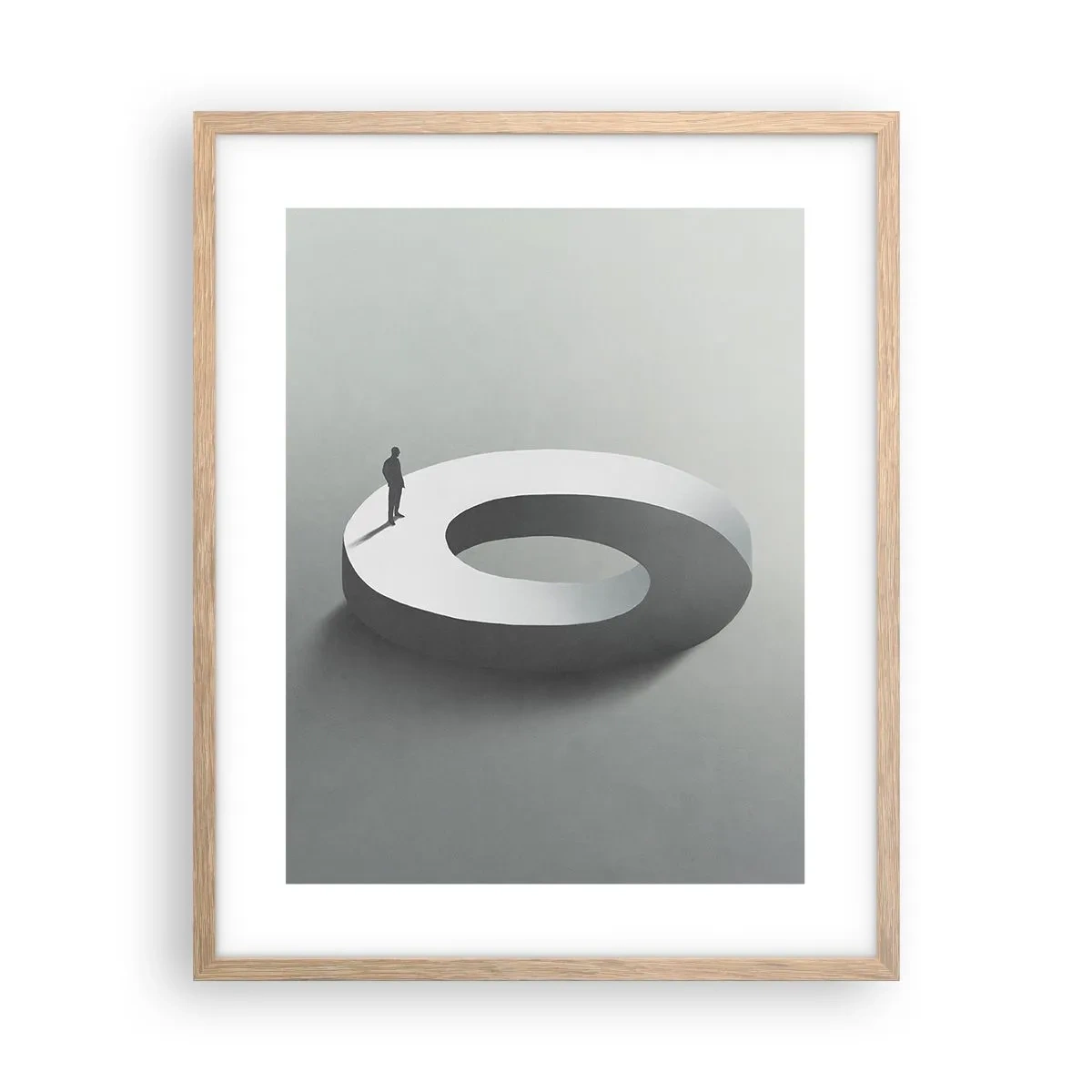 Poster in light oak frame - Puzzle It out - 40x50 cm