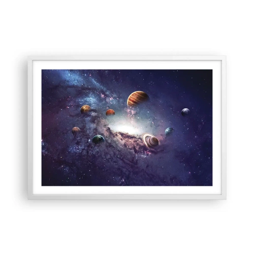 Poster in white frmae - Solar-Dancing System - 70x50 cm