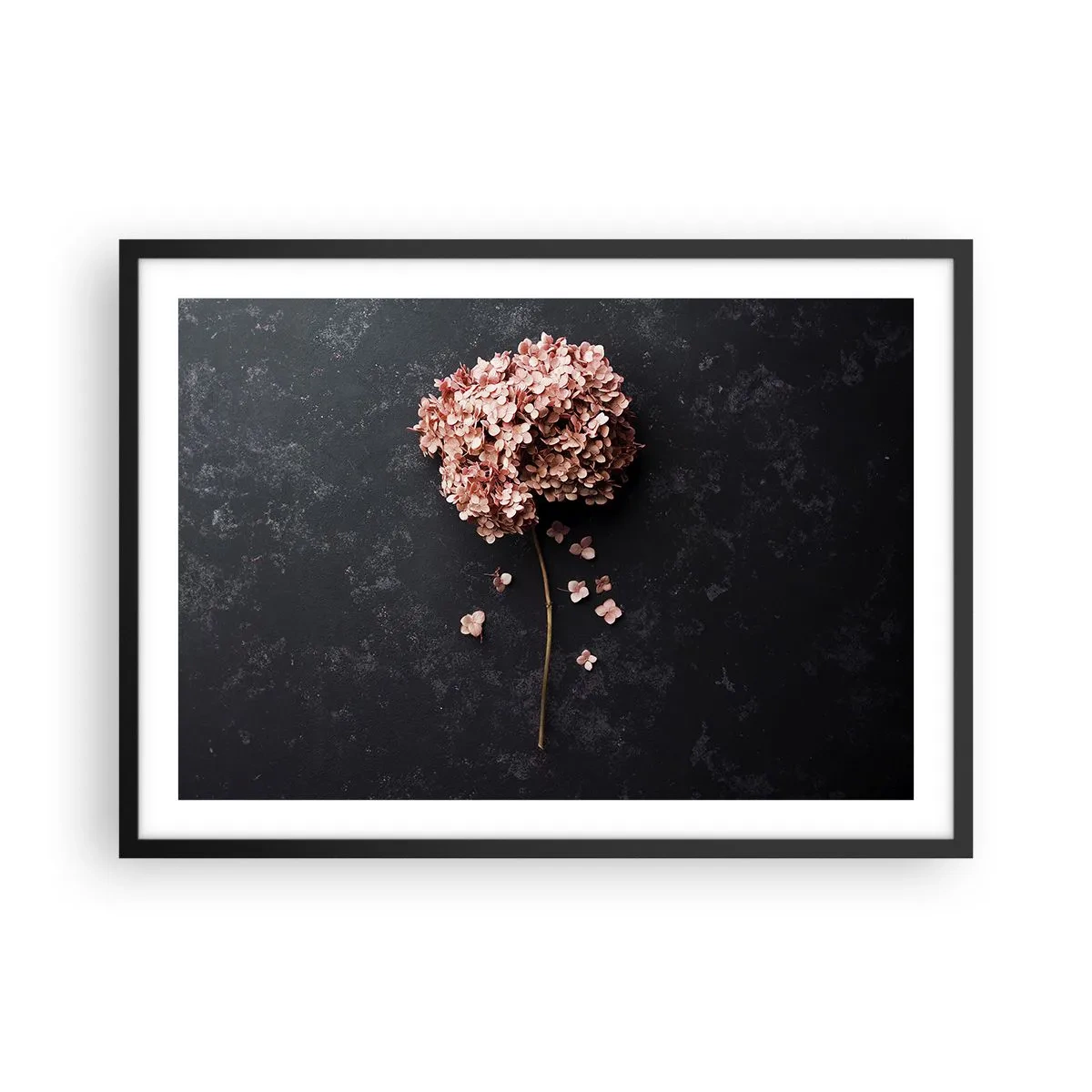Poster in black frame - Trully Romantic Sign - 70x50 cm