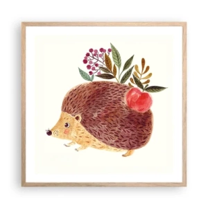 Poster in light oak frame - And Now You Like Me! - 60x60 cm