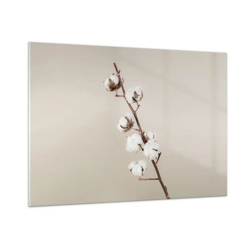 Glass picture - At the Heart of Softness - 100x70 cm