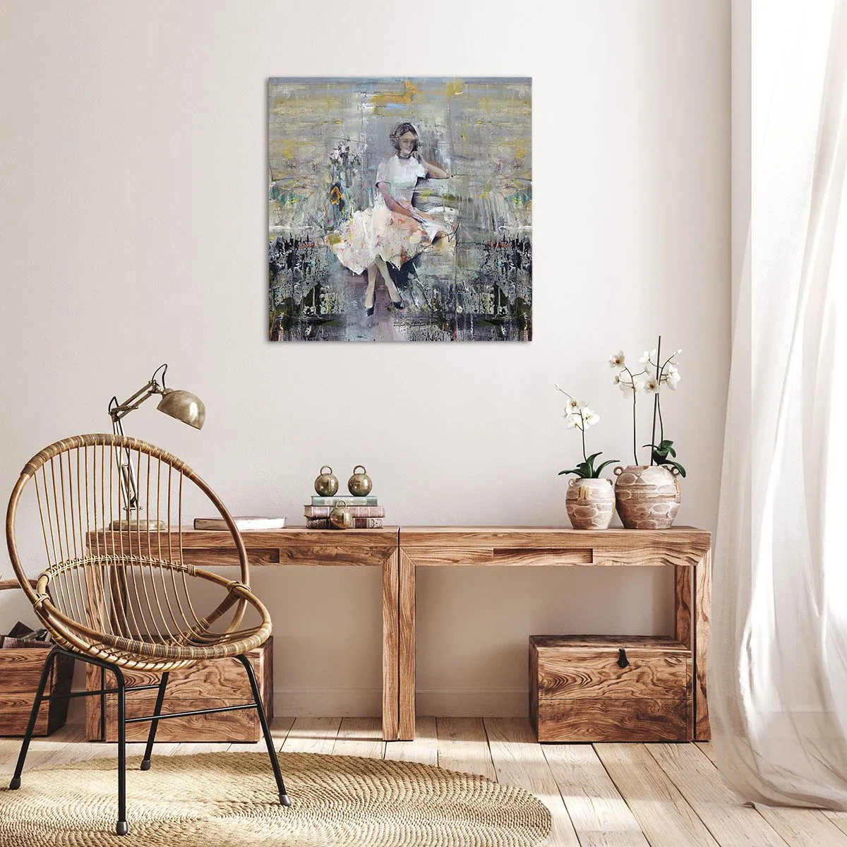 Canvas picture - Classical and Modern - 70x70 cm