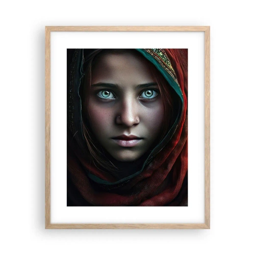 Poster in light oak frame - Eastern Princess - 40x50 cm