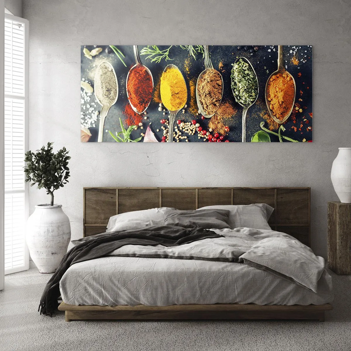 Glass picture - Culinary Magic - 140x50 cm