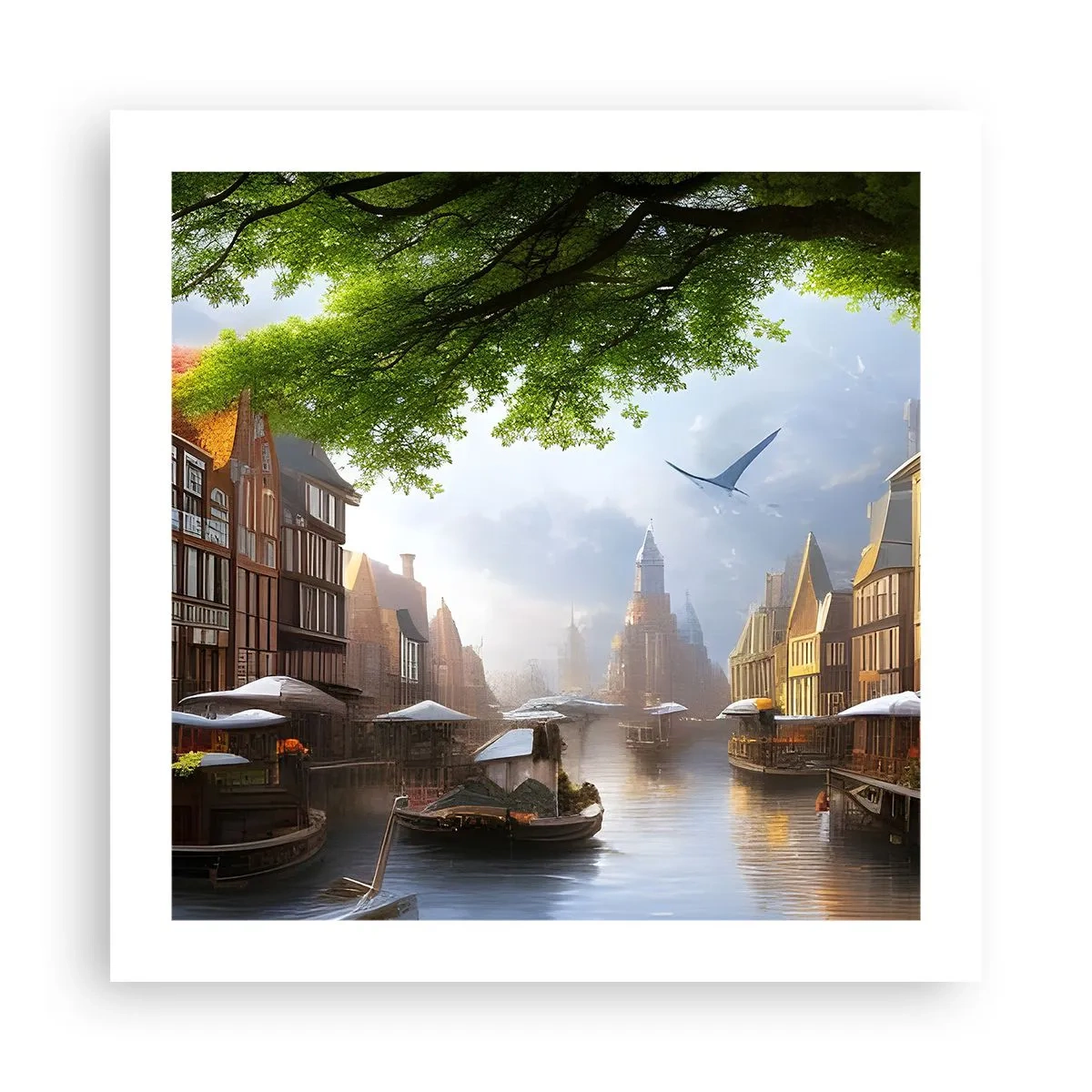 Poster - Dutch Urban Landscape - 50x50 cm