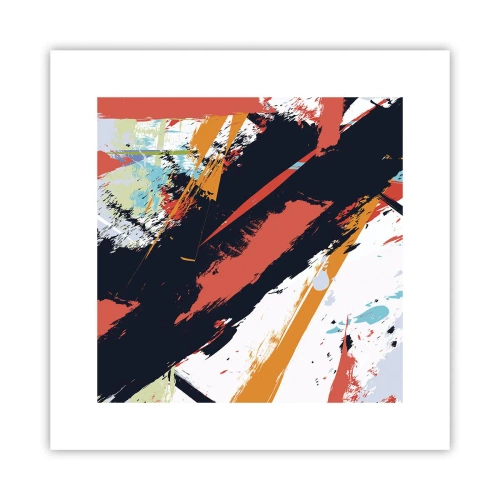 Poster - Dynamic Composition - 30x30 cm
