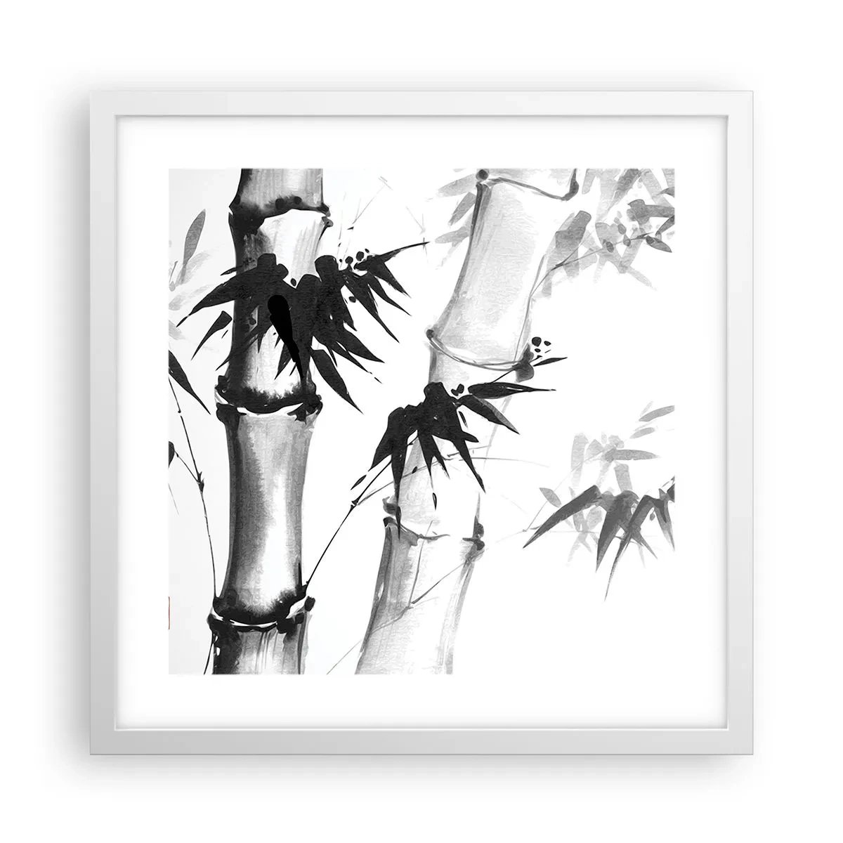 Poster in white frmae - Close-up to the Orient - 40x40 cm