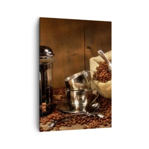 Canvas picture - Charm of Coffee - aroma and flavour - 50x70 cm
