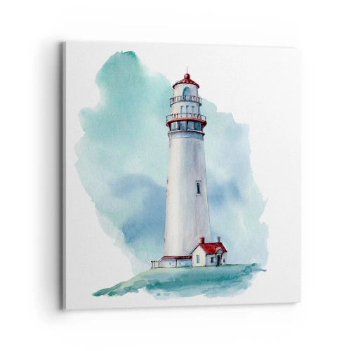 Canvas picture - Gentle Sister of Blue - 70x70 cm