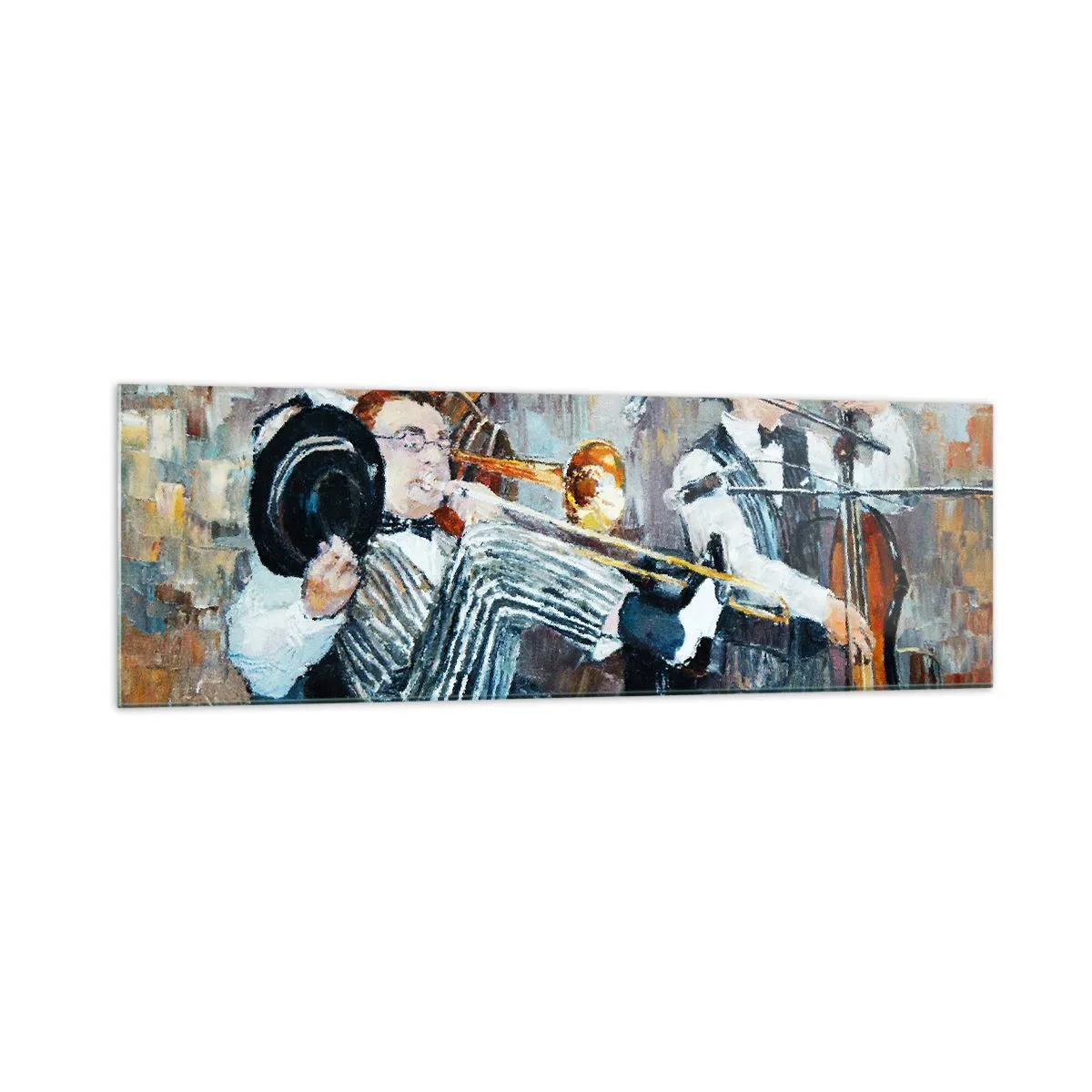Glass picture - All That Jazz - 160x50 cm