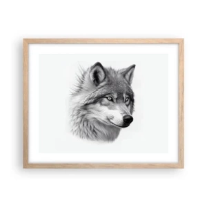 Poster in light oak frame - Alpha - Without a Doubt - 50x40 cm