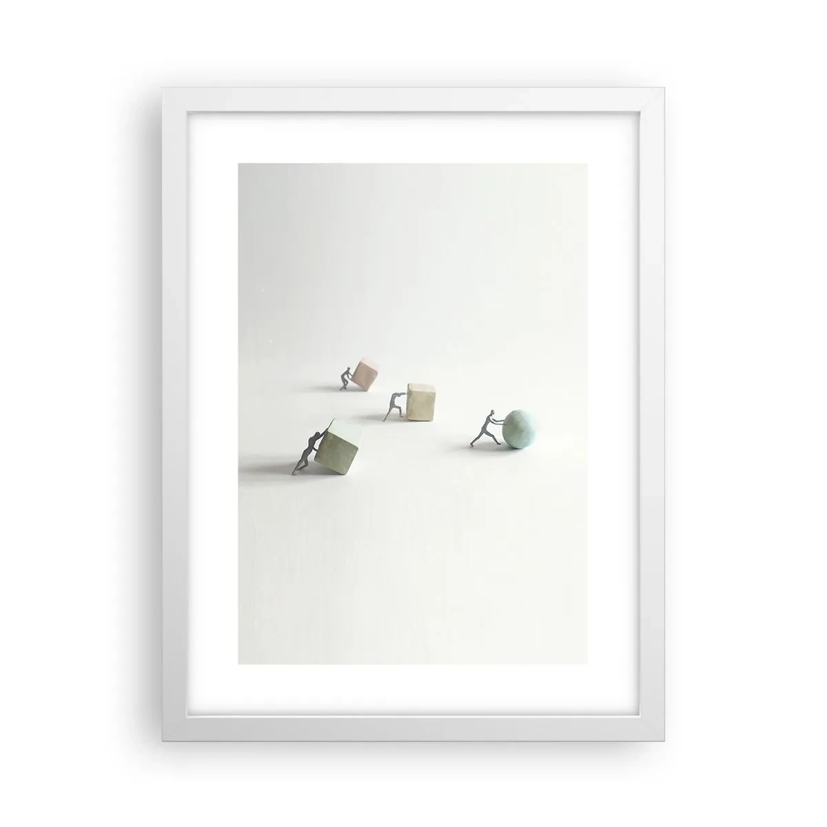 Poster in white frmae - That's Life - 30x40 cm