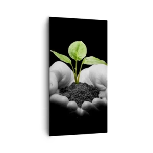Canvas picture - I Love Nature, I Protect It - 55x100 cm