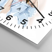 Clock face with numbers