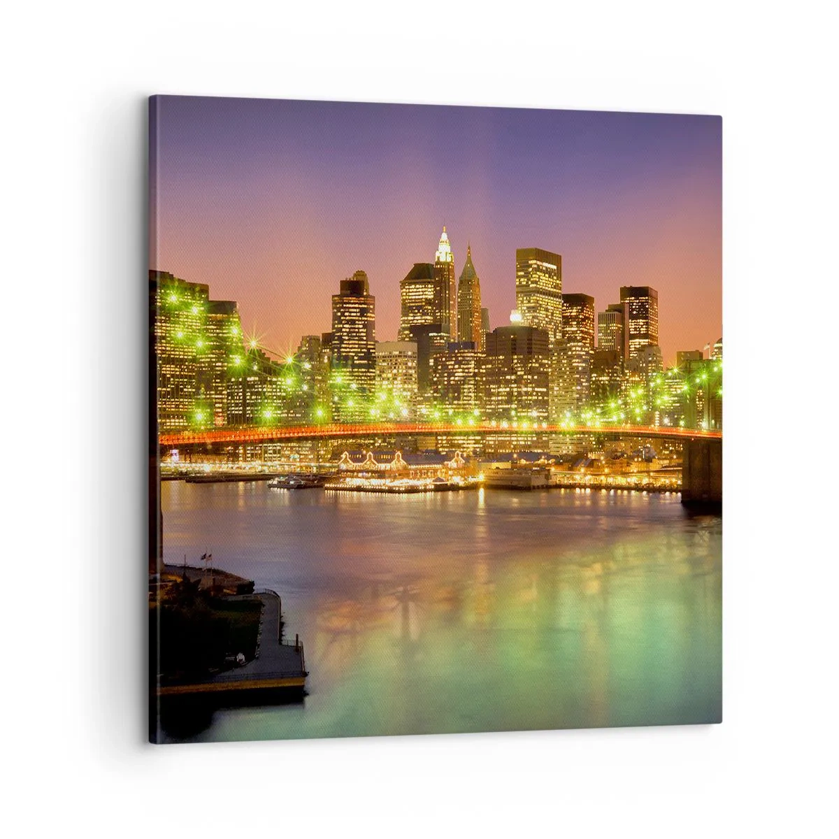 Canvas picture - Here Light is Always on - 60x60 cm