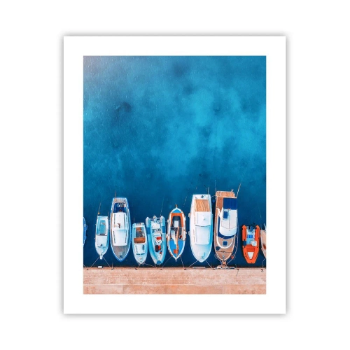 Poster - In One Row - 40x50 cm