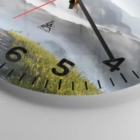 Clock face with numbers