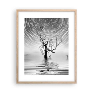 Poster in light oak frame - Symphony of Nature - 40x50 cm