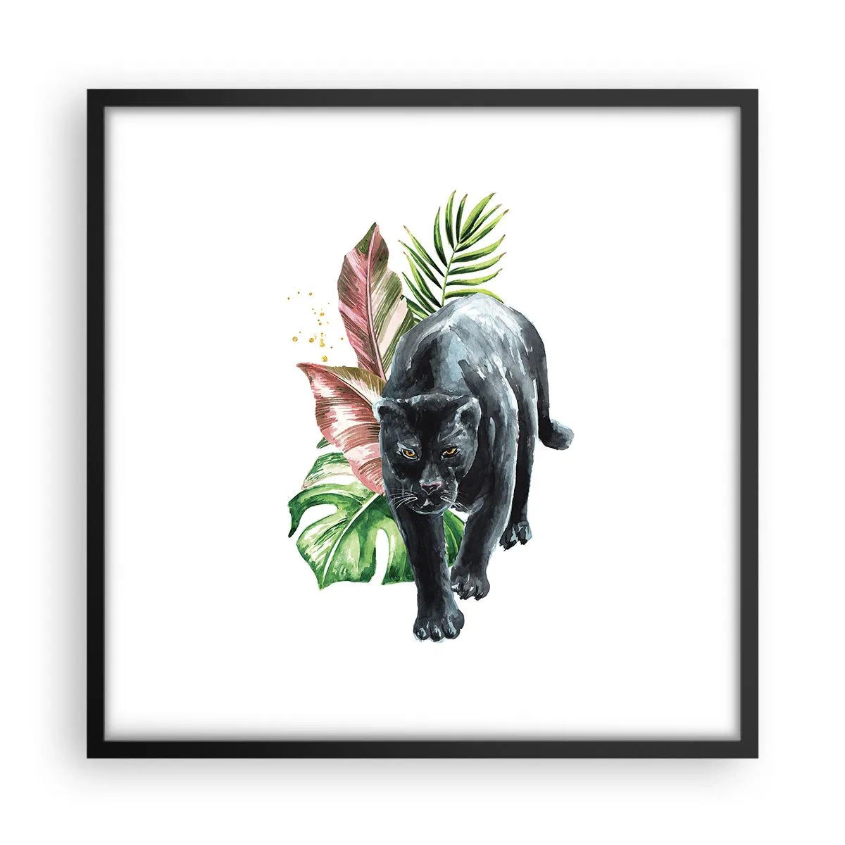 Poster in black frame - Wilderness of the Heart - 50x50 cm